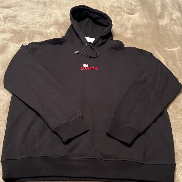 New mens XL STAPLE and HELLO KITTY Collaboration hoodie. Limited Edition - Picture 1 of 4